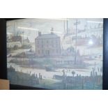 LS Lowry print 'An Island'