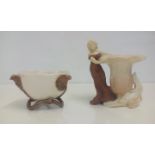 Royal Worcester tri-spouted vessel together with a