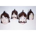 Lorna Bailey set of four Beatles teapot, average h