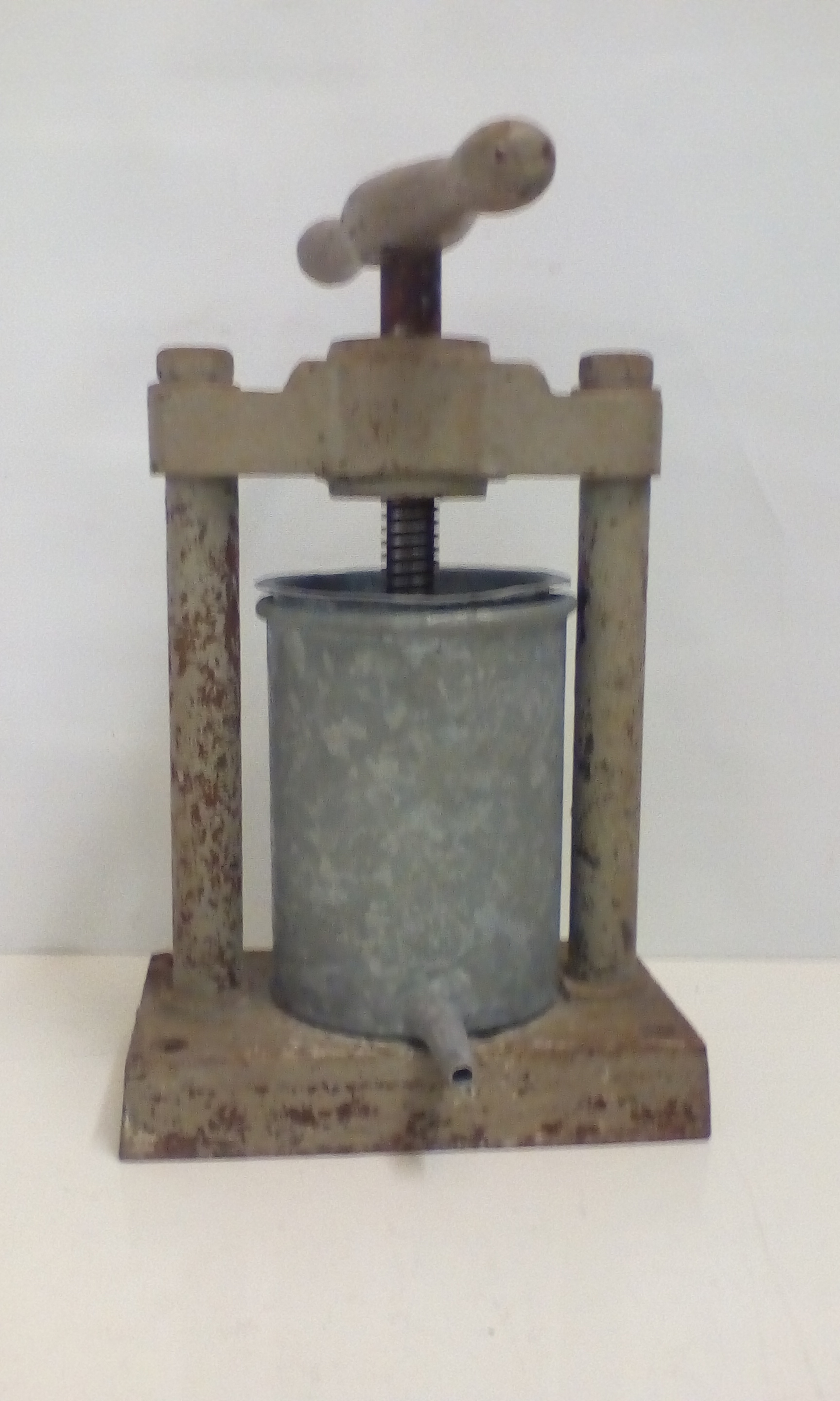 Vintage fruit press