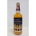 1 litre Seagrams 100m Pipers De Luxe bottle of whi