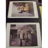 Pair of Trevor Grimshaw framed prints