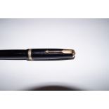 Parker fountain pen with 14 carat gold nib