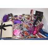 Large assortment of costume jewellery