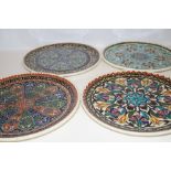 Collection wall hanging plates