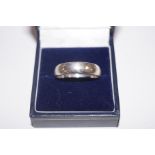 958 silver wedding band