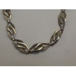 Silver fashion necklace