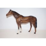 Beswick racehorse of large proportion, height 29cm