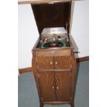 An early, His Masters Voice HMV gramophone - Worki