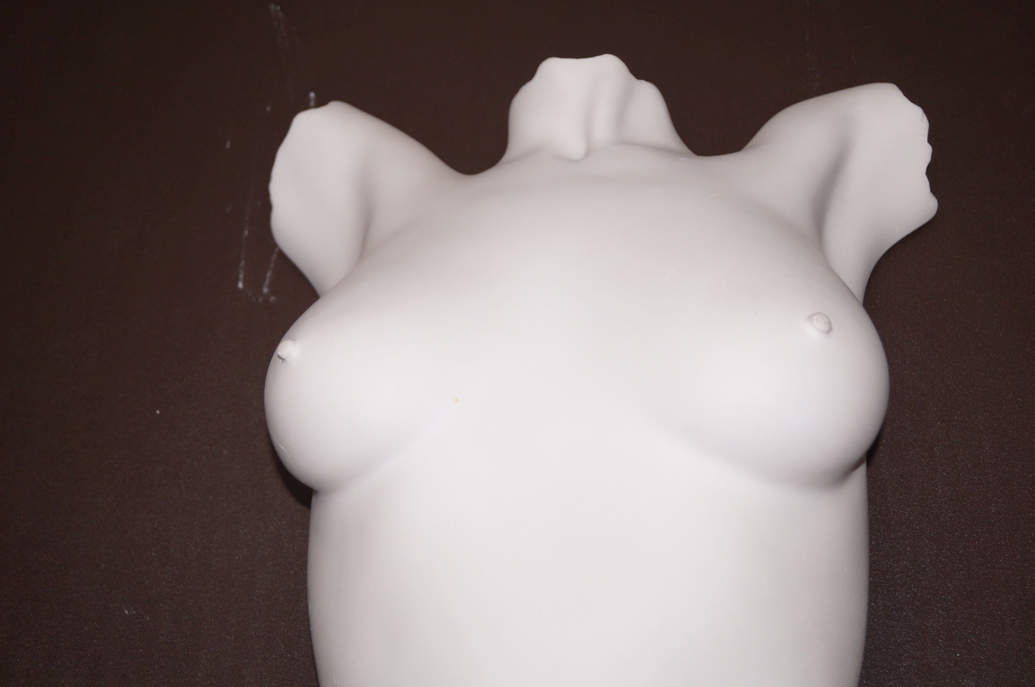 Life size ceramic sculpture of a female torso by R - Image 2 of 3