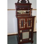 Very good quality mahogany music cabinet