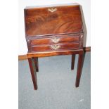 19th Century two drawer writing bureau