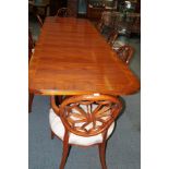Good quality Regency style board room type table a