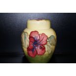 Moorcroft Orchid Pattern 1953 – 1978 lidded vase w