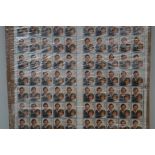 Set of Charles and Diana mint stamps, total sheet