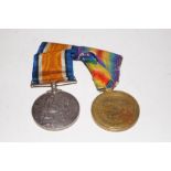 Great War medal pair awarded to Worker D,H Ellis o