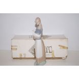 Nao figure of a girl with duck, with original box