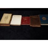 Collection of mini prayer books and others