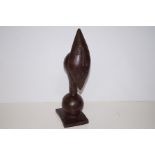 Bronze Picasso style bust, height 35cm