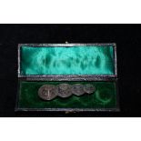 1897 Maundy money fashioned into a brooch