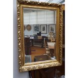 Large guilt frame mirror