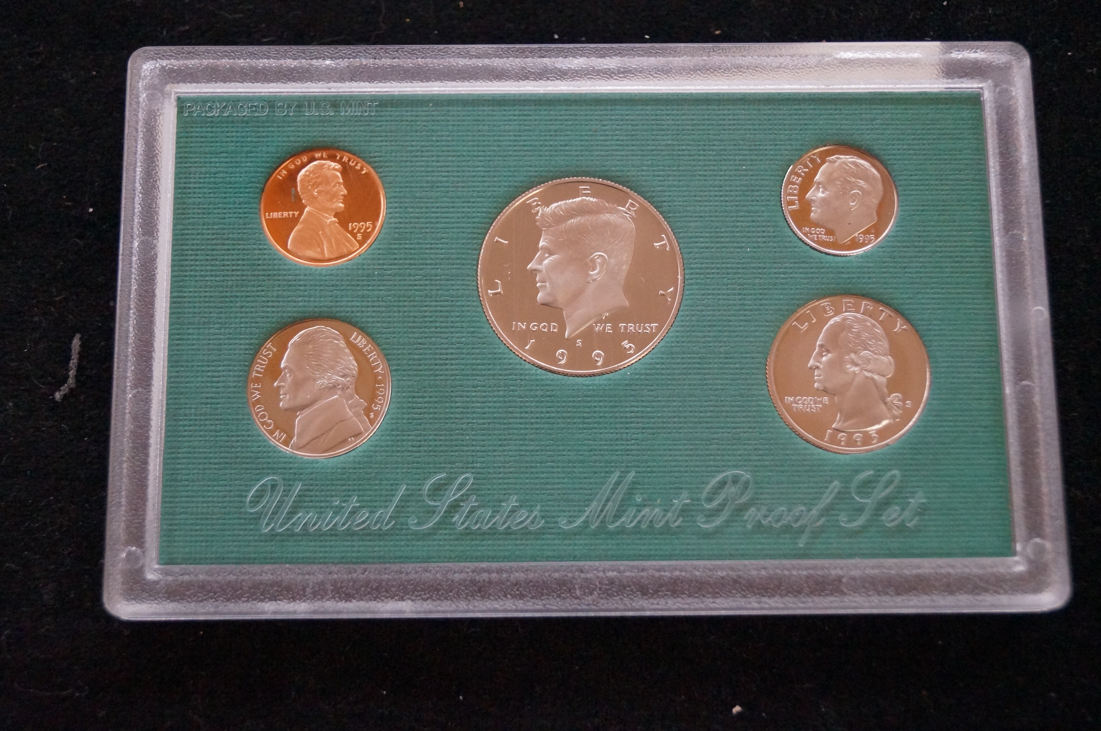 United States mint proof coin set 1995