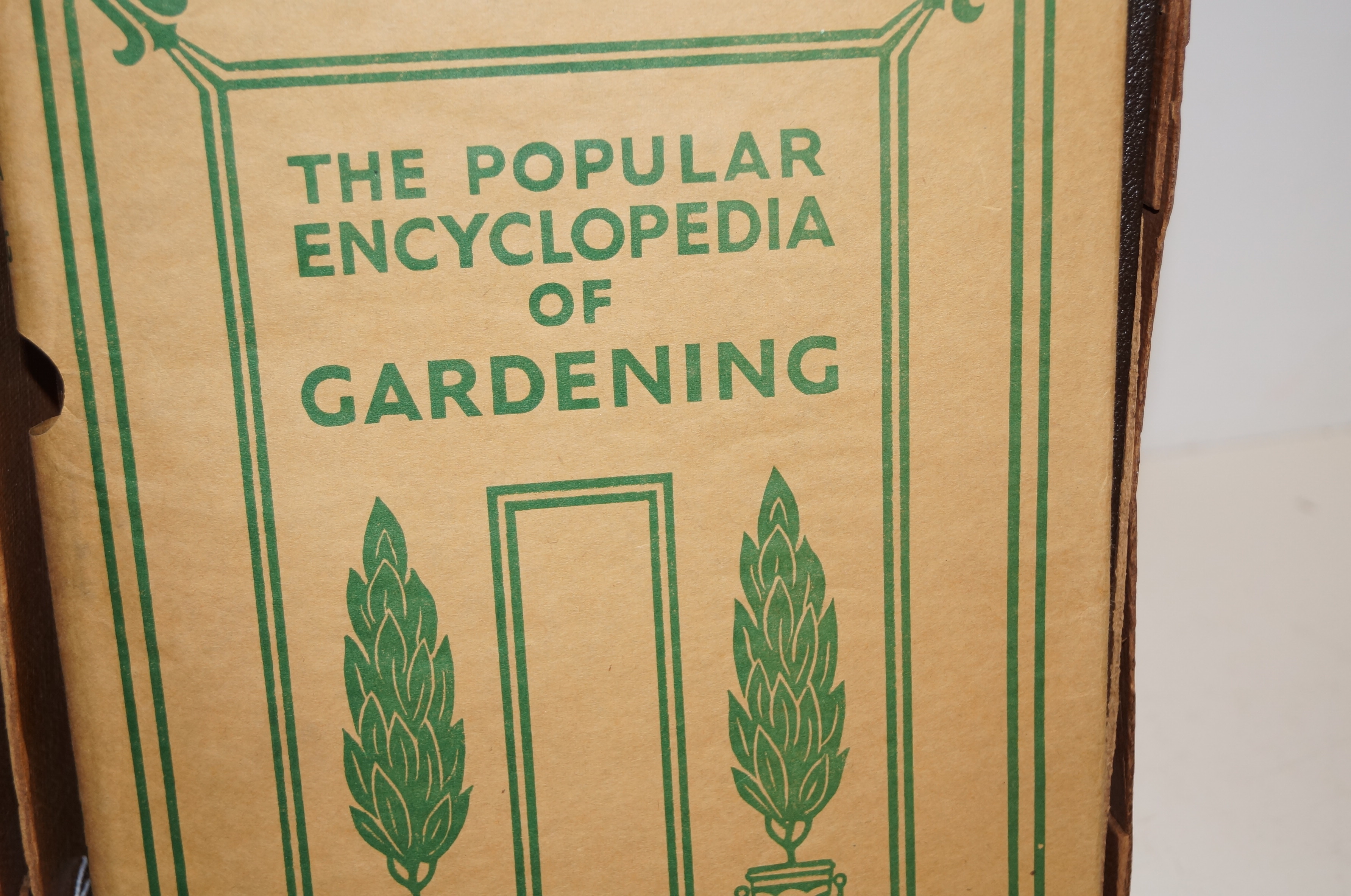 Vintage popular Encyclopedia of gardening