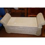 Wicker Ottoman