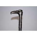 Walking stick with stylised eagle handle