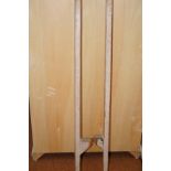 Pair of wooden stilts