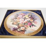 Limited edition Royal Albert plaque with COA