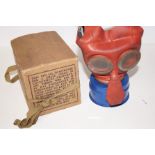 War War II child's Mickey Mouse respirator