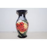 Moorcroft vase in the Forever England pattern, hei