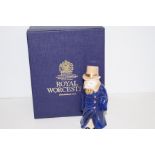 Royal Worcester limited edition "Budge" candle snu