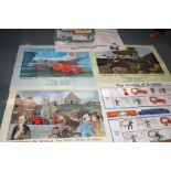 Five Post Office posters comprising "Can You Spot