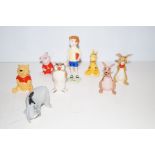 Set of eight Walt Disney Beswick Winnie the Pooh,