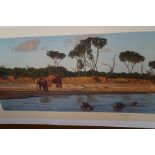 Large print - Evening on galana by Anthony Gibbs.