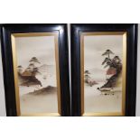 Pair of good quality framed oriental prints