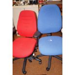 Two office chairs