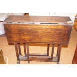 Small oak drop leaf table