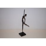 Bronze figure of a dancer- Height: 34cm