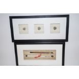 Two oriental shadow boxes