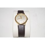 Tissot Seastar vintage wristwatch. Leather strap,