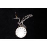 Silver Cased Pocket Watch with fusee movement S Cartlidge London with