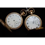 Waltham Gold Plated Pocket Watch and one other bot