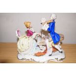 Classical style ceramic figurine