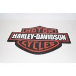 Cast Iron Harley Davidson Wall Plaque