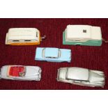 A collection of five vintage Dinky vehicles