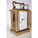 Morrel and Hilton carriage clock- Height: 15cm