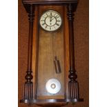 Victorian Vienna wall clock- Height: 98cm